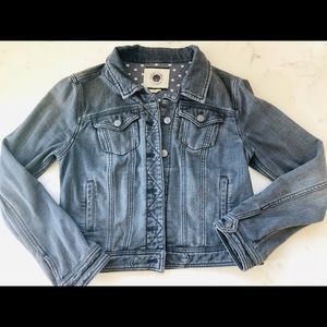 Anthropologie Denim Jeans Jacket, Lined, Small